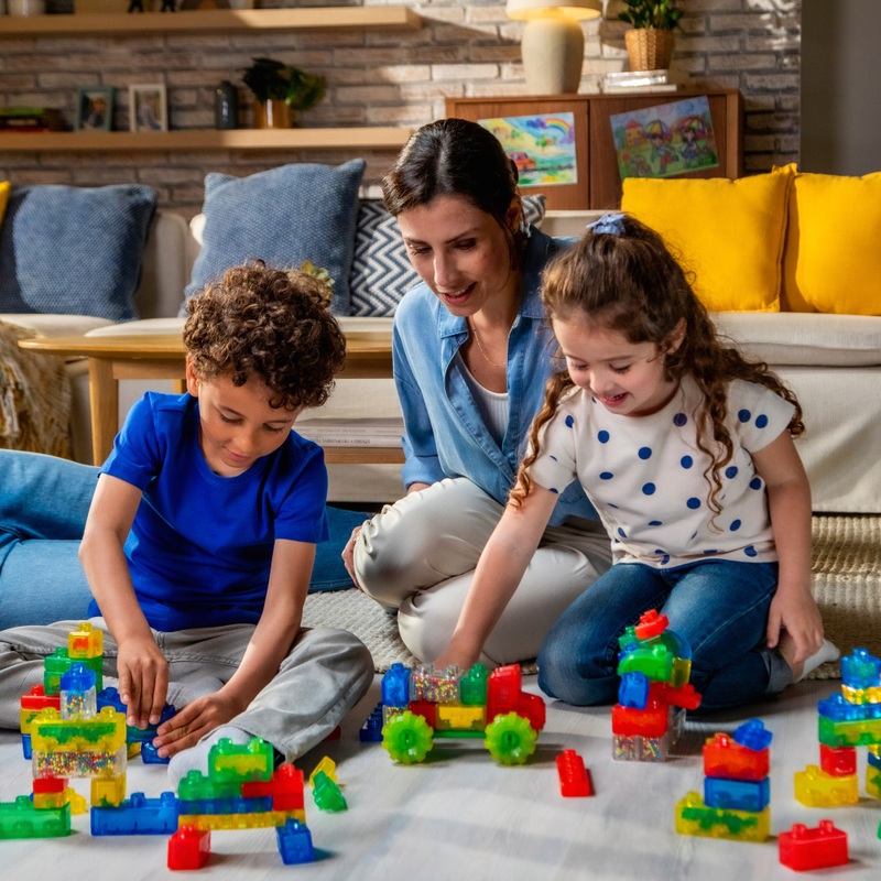 Jelly Blox Squishy Building Block 2-in-1 Storage Box