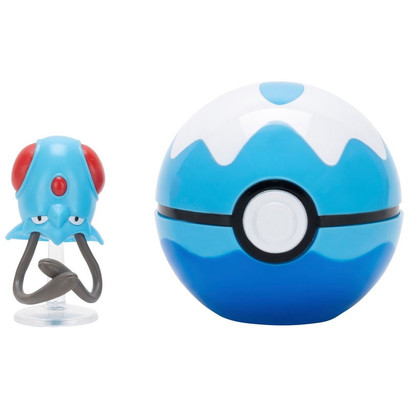 Pokmon Clip 'N' Go Pack Dive Ball and Tentacool Battle Figure
