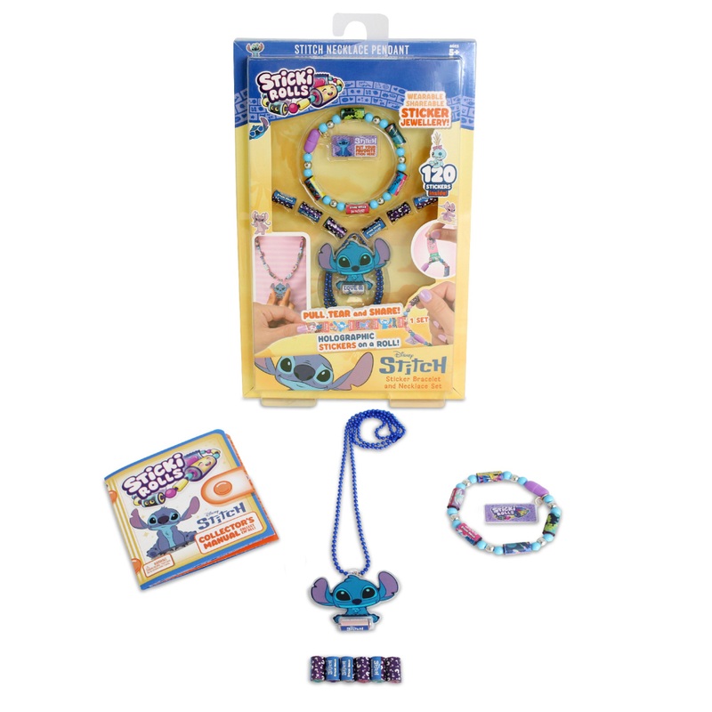 Sticki Rolls Disney Stitch Sticker Jewellery Making Set