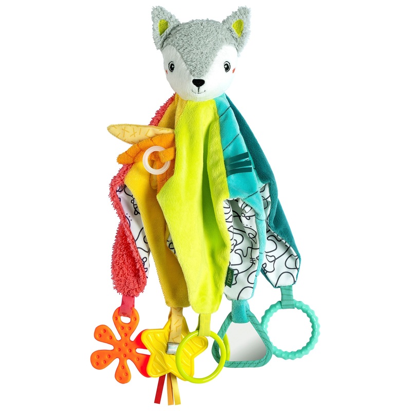 Fehn Toys Activity Teething Fox Comforter