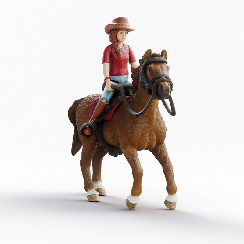 schleich Horse Club 42711 Hannah and Cayenne Set