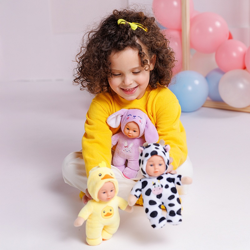 Baby Doll Mini Snuggle Animal 3 Pack