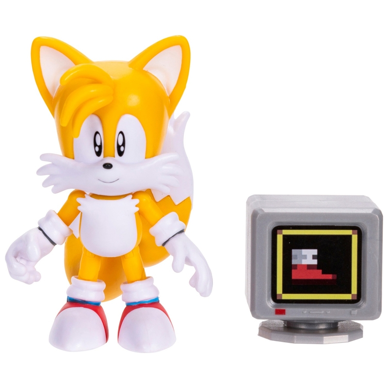 Sonic the Hedgehog Action Figure Tails with Item Box 10cm