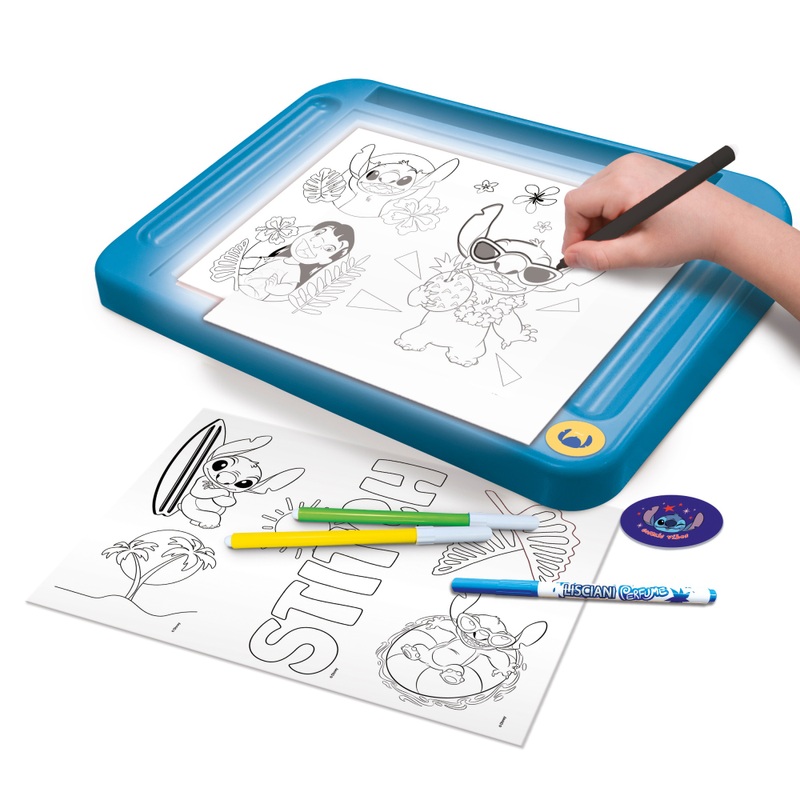 Disney Stitch Set Drawing School with Light Table