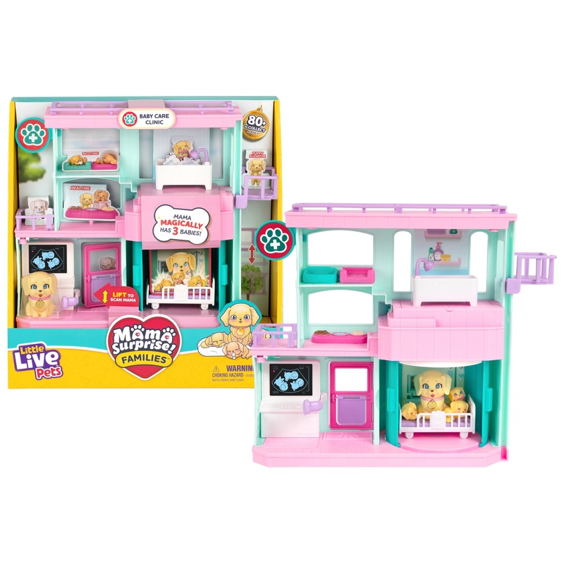 Little Live Pets Mama Surprise Families Baby Care Clinic Playset