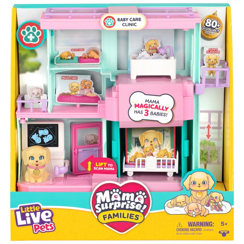 Little Live Pets Mama Surprise Families Baby Care Clinic Playset 8 Little Live Pets Mama Surprise Families Baby Care Clinic Playset