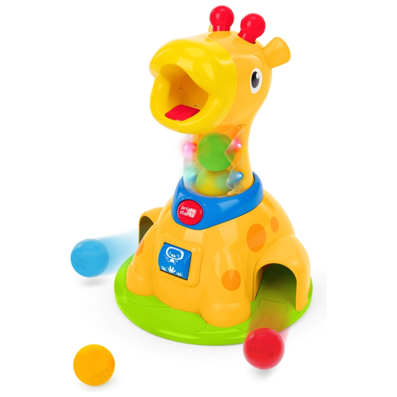 Bright Starts Toy Spinnin' Spots Giraffe Ball Play