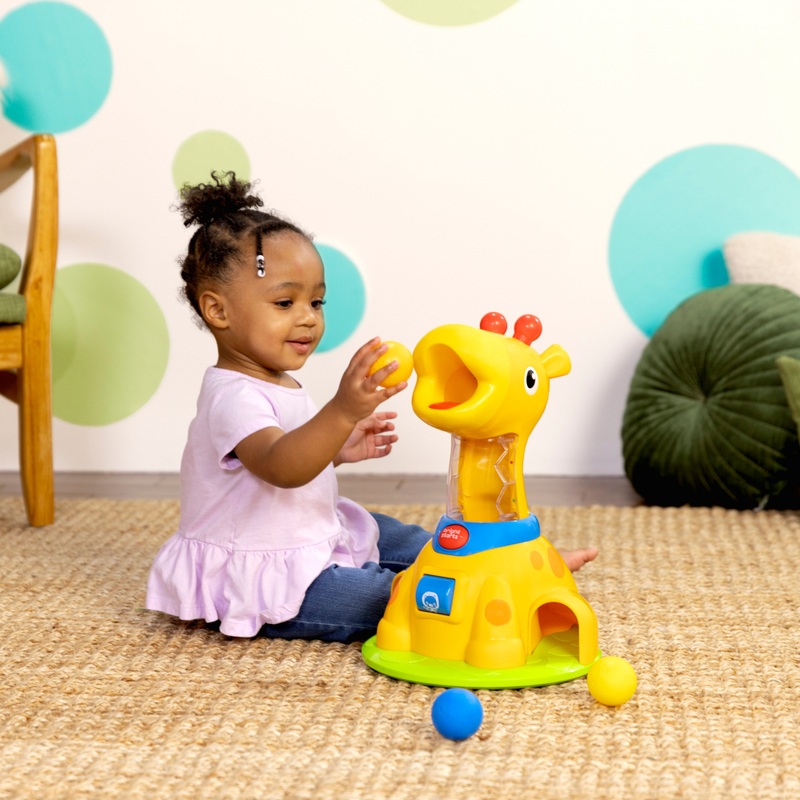 Bright Starts Toy Spinnin' Spots Giraffe Ball Play 2 Bright Starts Toy Spinnin' Spots Giraffe Ball Play