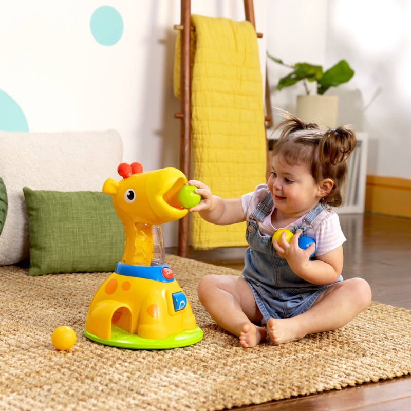 Bright Starts Toy Spinnin' Spots Giraffe Ball Play 3 Bright Starts Toy Spinnin' Spots Giraffe Ball Play