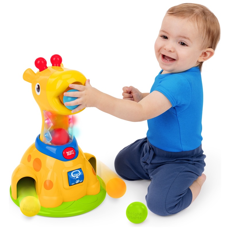 Bright Starts Toy Spinnin' Spots Giraffe Ball Play 7 Bright Starts Toy Spinnin' Spots Giraffe Ball Play