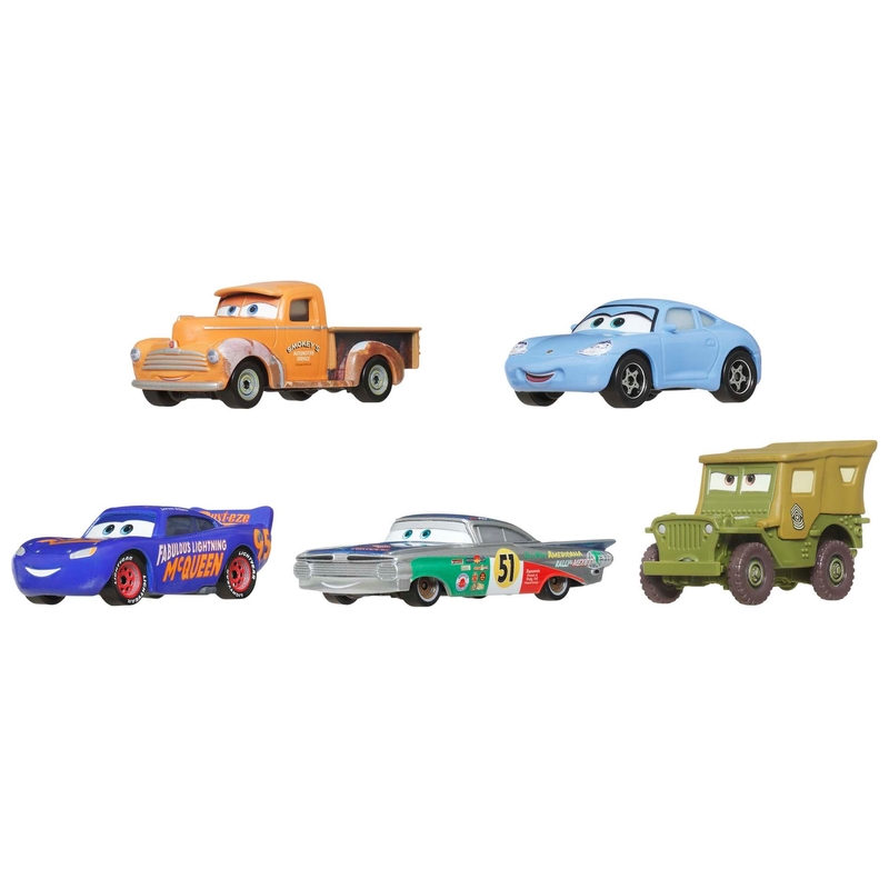 Disney Cars 1:55 Training Day at Willy's Butte Die-Cast Cars 5 Pack