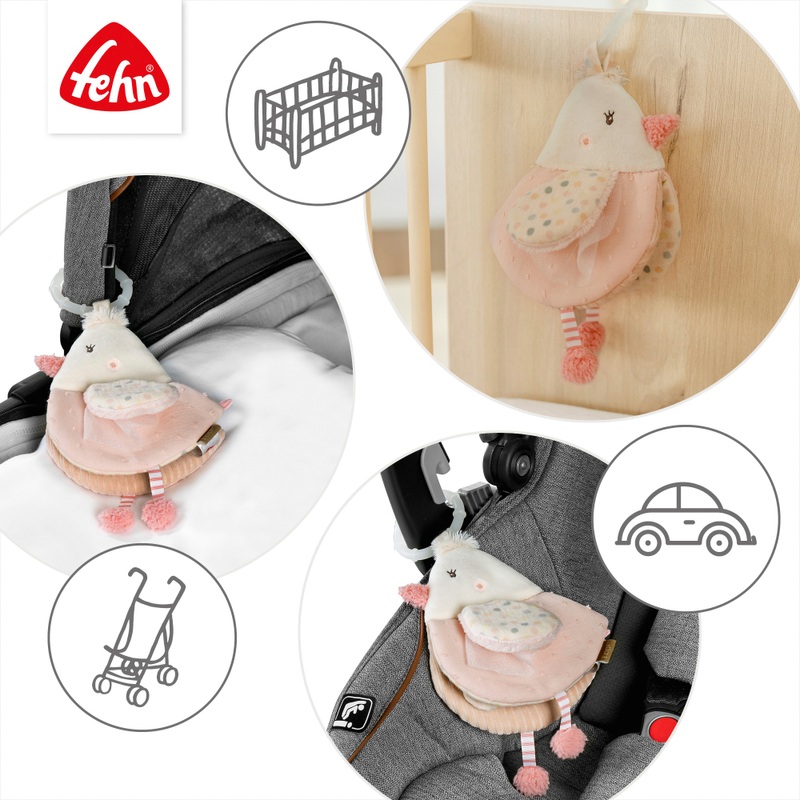 Fehn Toys Baby Bird Soft Sensory Book