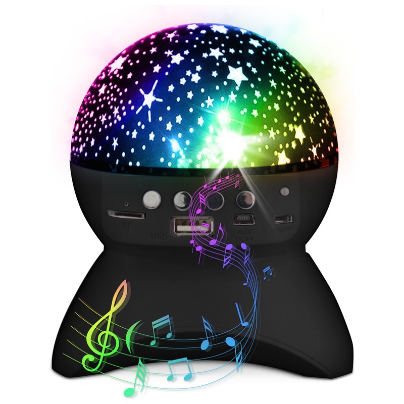 PartyFun Lights Nightlight Party Bluetooth Speaker with Colour Changing LED