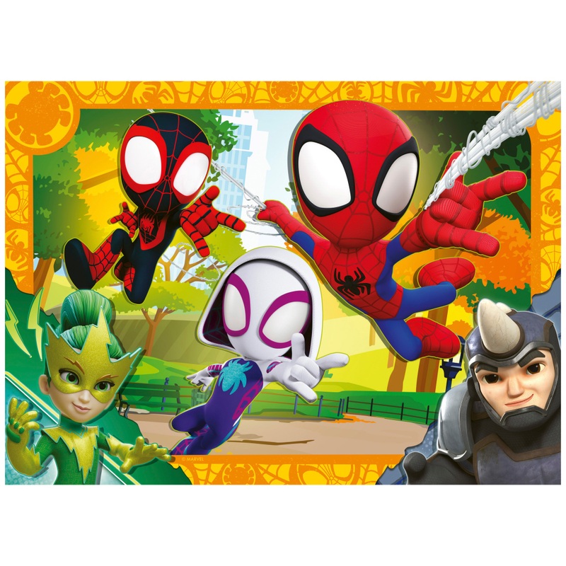 Ravensburger Marvel Spidey & His Amazing Friends Jigsaw Puzzles Bumper Pack 4 x 42 Pieces