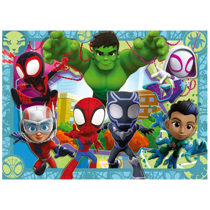 Ravensburger Marvel Spidey & His Amazing Friends Jigsaw Puzzles Bumper Pack 4 x 42 Pieces