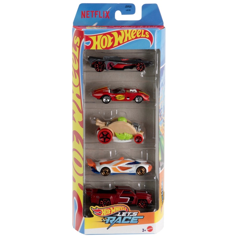 Hot Wheels Let's Race 1:64 Die-Cast Cars 5 Pack