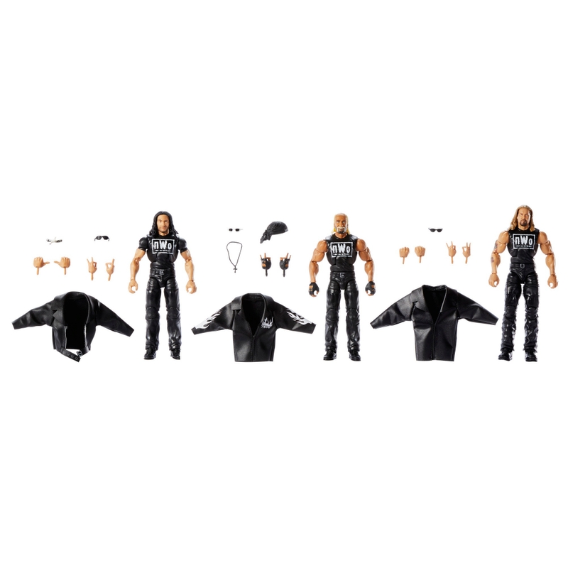 WWE Elite Collection Action Figures New World Order 3 Pack