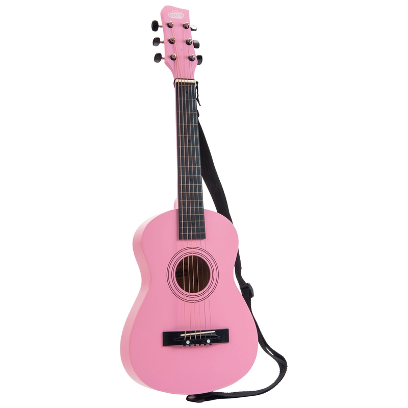 Rockstar Junior Guitar Classical Pink 75cm