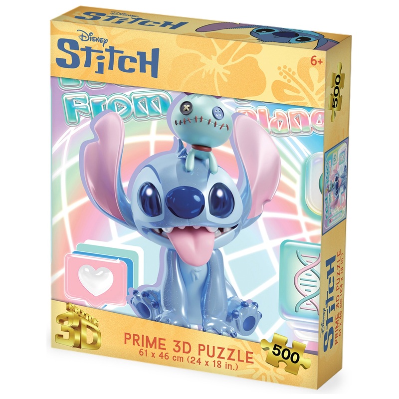Disney Stitch Prime 3D Puzzle 500 Pieces