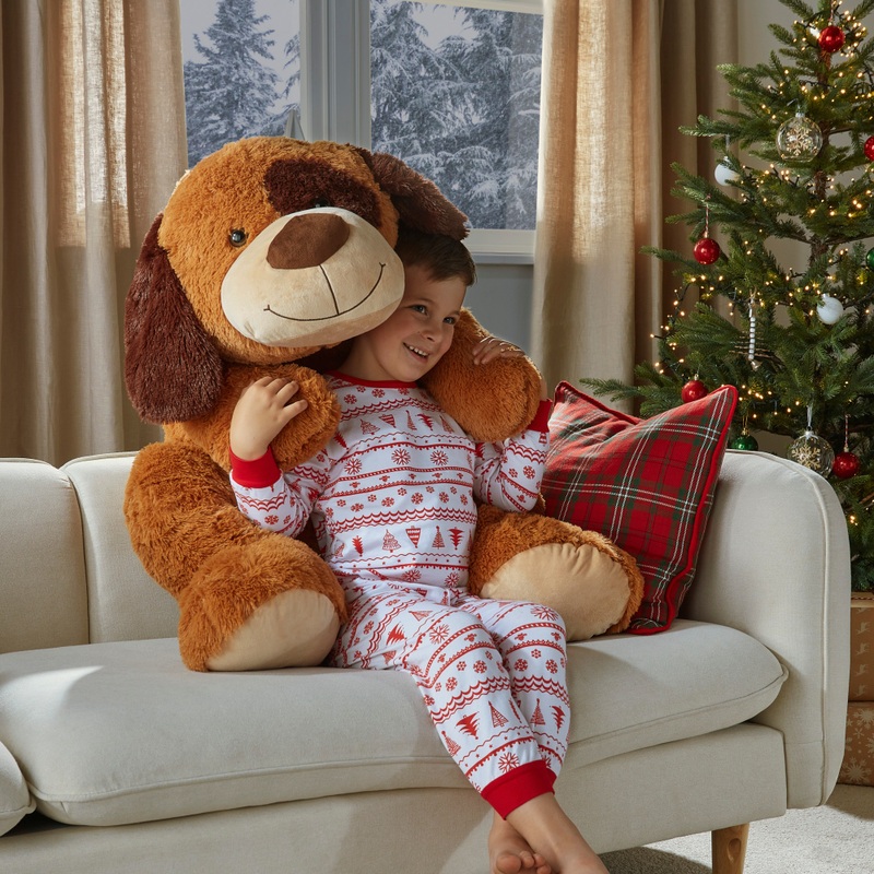 Freddie the Floppy Brown Dog Soft Toy 135cm
