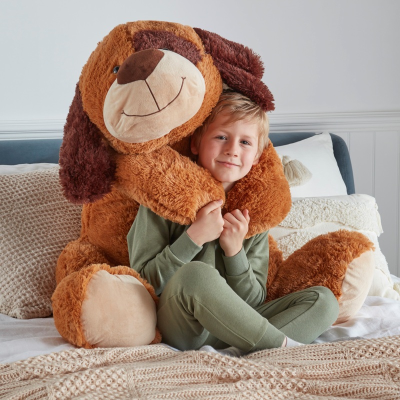 Freddie the Floppy Brown Dog Soft Toy 135cm
