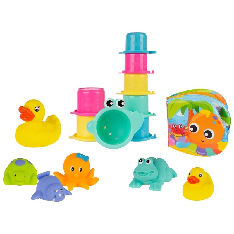 Playgro Bath Toys 15 Piece Play Pack