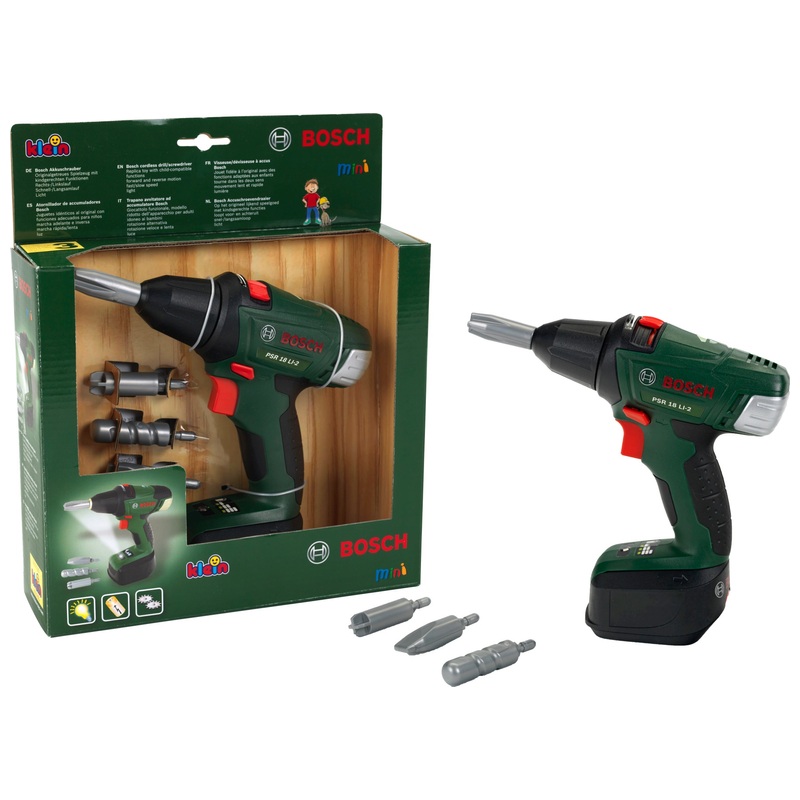 Bosch Cordless Screwdriver Drill Toy Set