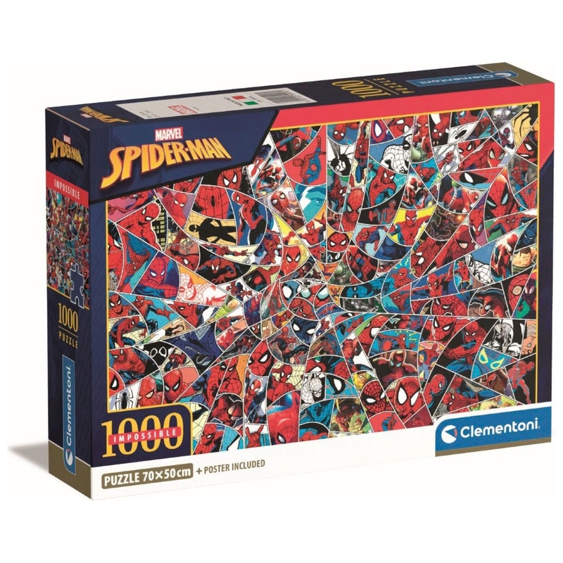 Clementoni Marvel Spider-Man Impossible Puzzle Jigsaw Puzzle 1000 Pieces
