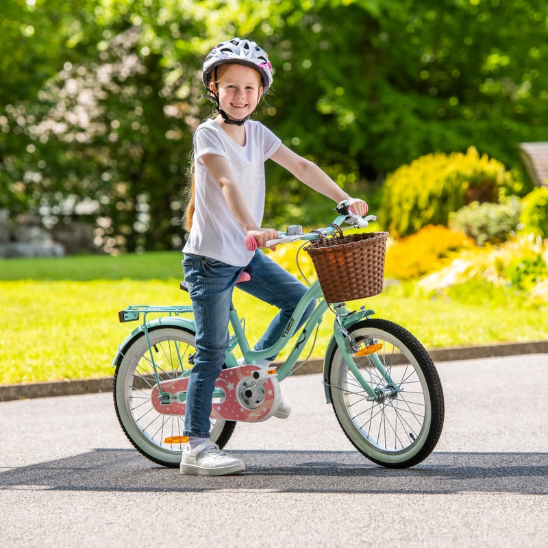 18 Inch Verve Star Bike with Basket Mint