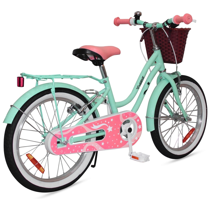 18 Inch Verve Star Bike with Basket Mint