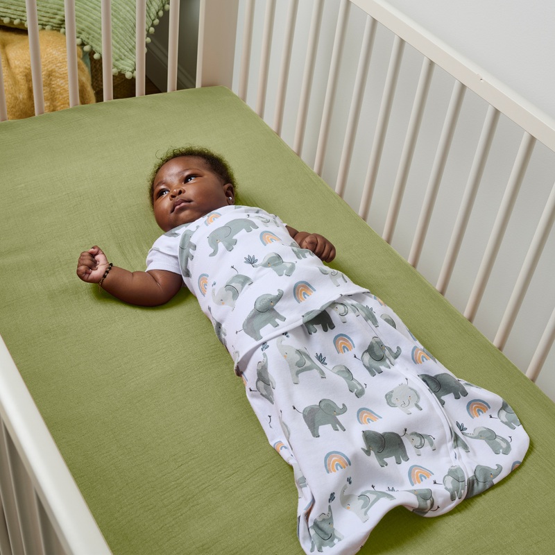 SwaddleMe by Ingenuity 1.0 Tog 3-6 Months Convertible Sleeping Bag Happy Elephant 4 SwaddleMe by Ingenuity 1.0 Tog 3-6 Months Convertible Sleeping Bag Happy Elephant