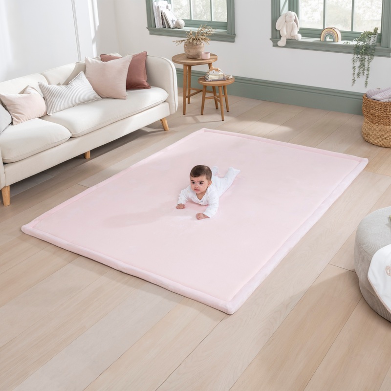 Little Discoveries by BeZou Soft Foam Play Mat Pink