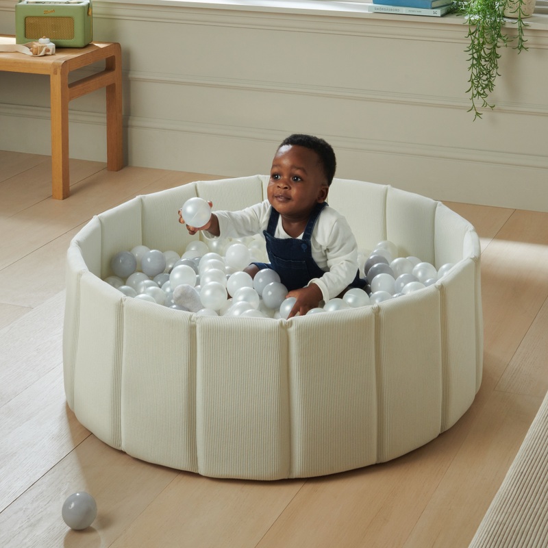 Play Factory Foam Ball Pit with 150 Balls Ivory 6 Play Factory Foam Ball Pit with 150 Balls Ivory