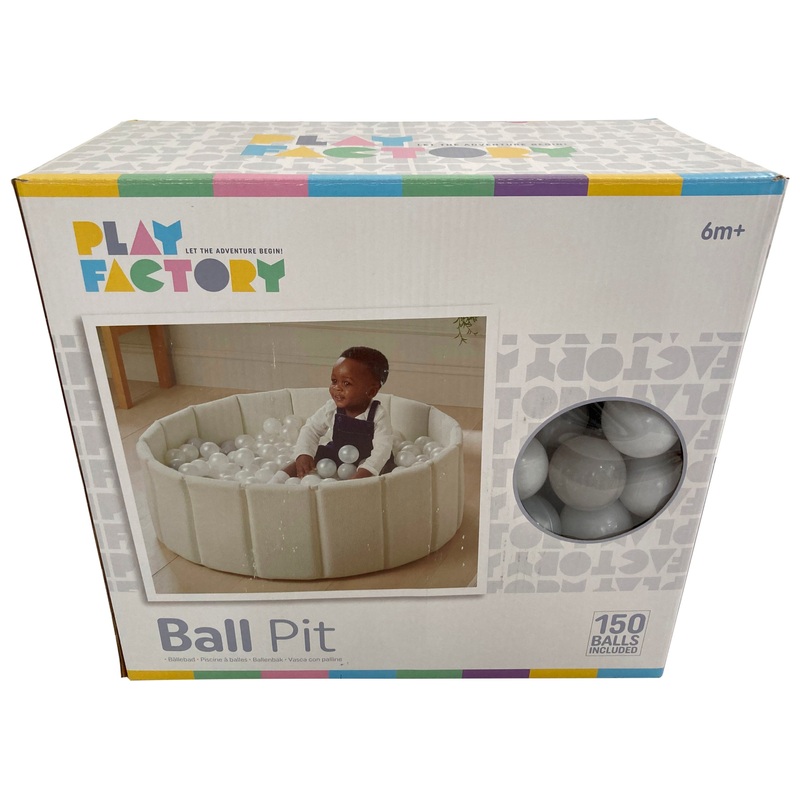 Play Factory Foam Ball Pit with 150 Balls Ivory 8 Play Factory Foam Ball Pit with 150 Balls Ivory