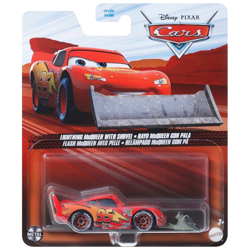 Disney Cars 1:55 Lightning McQueen with Shovel Die-Cast Car