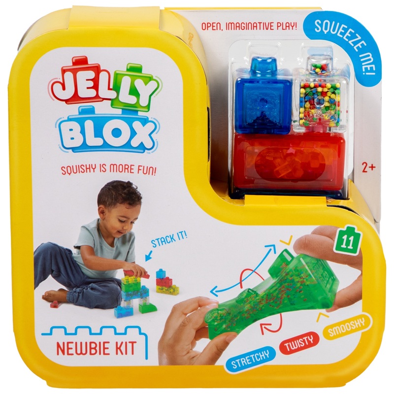 Jelly Blox Squishing Building Blocks Newbie Kit