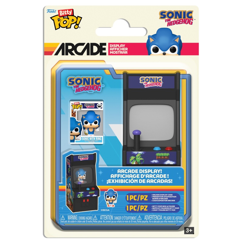 Funko Bitty POP! Arcade: Sonic the Hedgehog Sonic with Ring