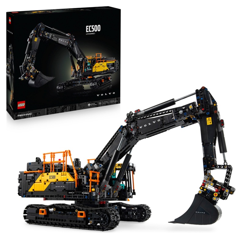 LEGO Technic 42215 Volvo EC500 Hybrid Excavator Set for Adults