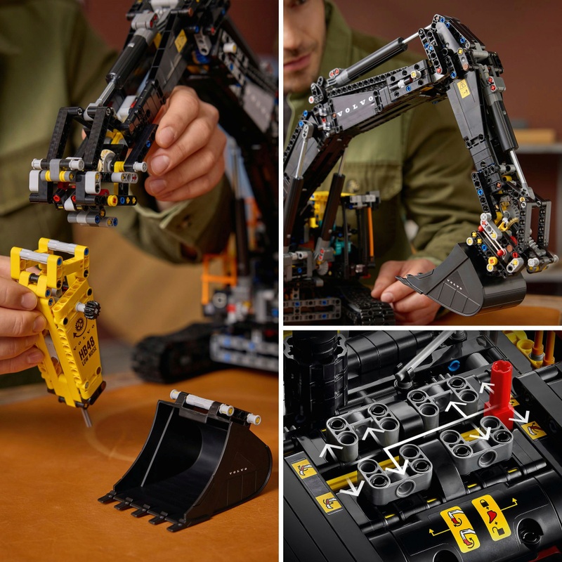 LEGO Technic 42215 Volvo EC500 Hybrid Excavator Set for Adults 5 LEGO Technic 42215 Volvo EC500 Hybrid Excavator Set for Adults