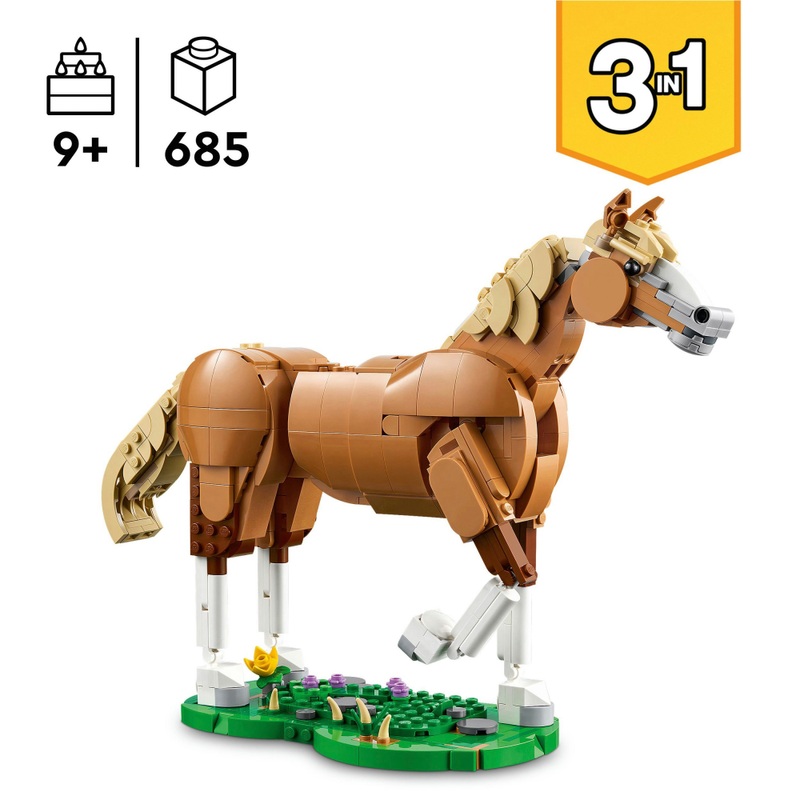 LEGO Creator 31166 3-in-1 Beautiful Horse Set