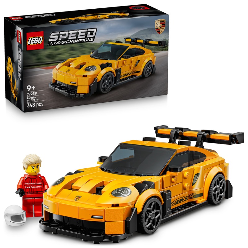 LEGO Speed Champions 77239 Porsche 911 GT3 RS Super Car Set