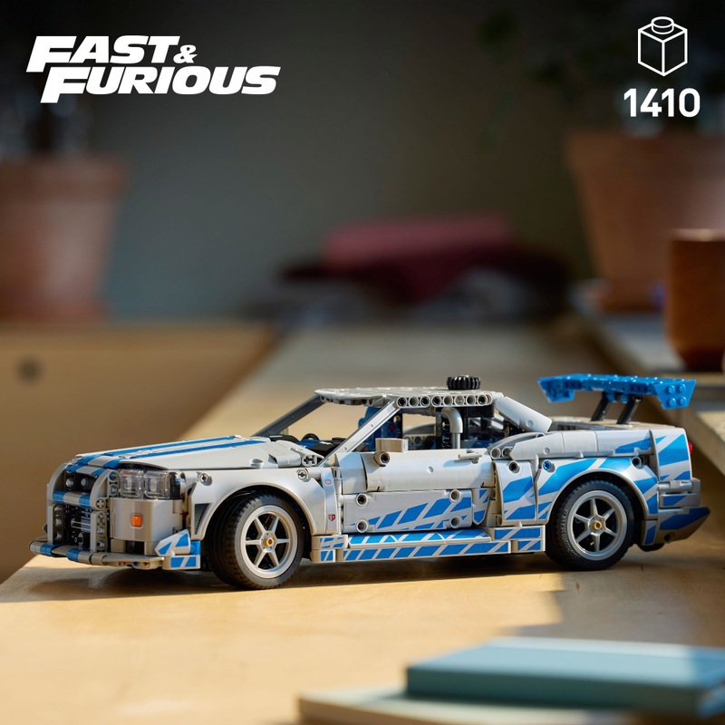 LEGO Technic 42210 2 Fast 2 Furious Nissan Skyline GT-R (R34) Car Set for Adults 2 LEGO Technic 42210 2 Fast 2 Furious Nissan Skyline GT-R (R34) Car Set for Adults
