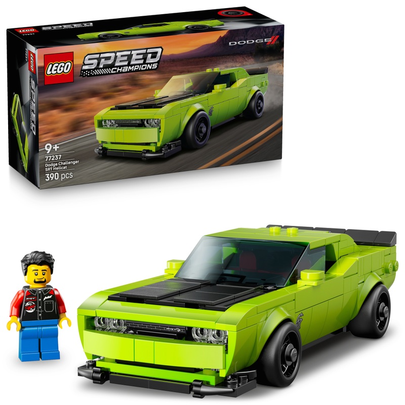 LEGO Speed Champions 77237 Dodge Challenger SRT Hellcat Sports Car Set