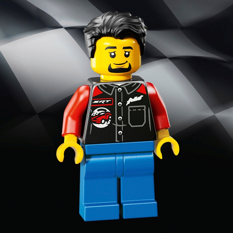 LEGO Speed Champions 77237 Dodge Challenger SRT Hellcat Sports Car Set