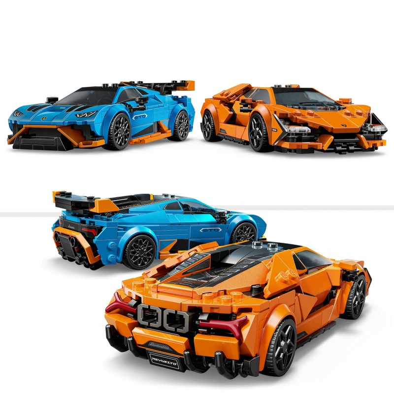 LEGO Speed Champions 77238 Lamborghini Revuelto & Huracan STO Set 4 LEGO Speed Champions 77238 Lamborghini Revuelto & Huracan STO Set