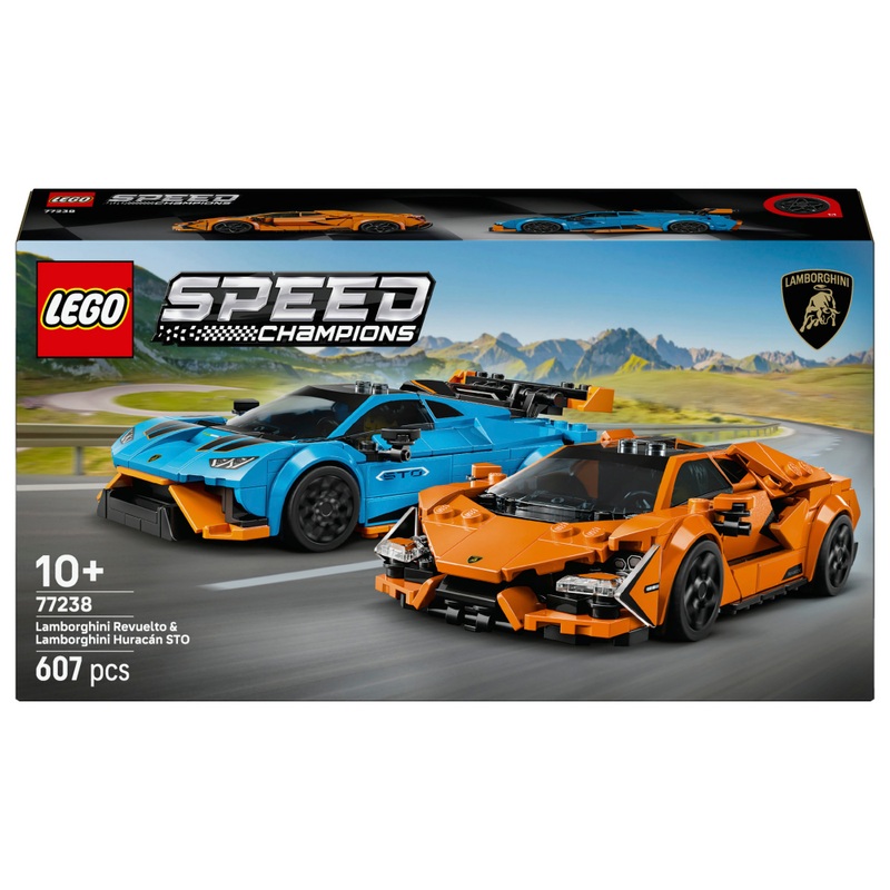 LEGO Speed Champions 77238 Lamborghini Revuelto & Huracan STO Set 7 LEGO Speed Champions 77238 Lamborghini Revuelto & Huracan STO Set