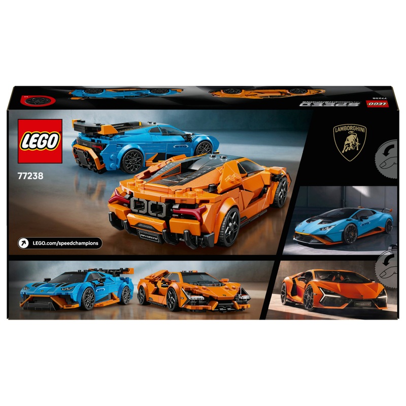 LEGO Speed Champions 77238 Lamborghini Revuelto & Huracan STO Set 8 LEGO Speed Champions 77238 Lamborghini Revuelto & Huracan STO Set