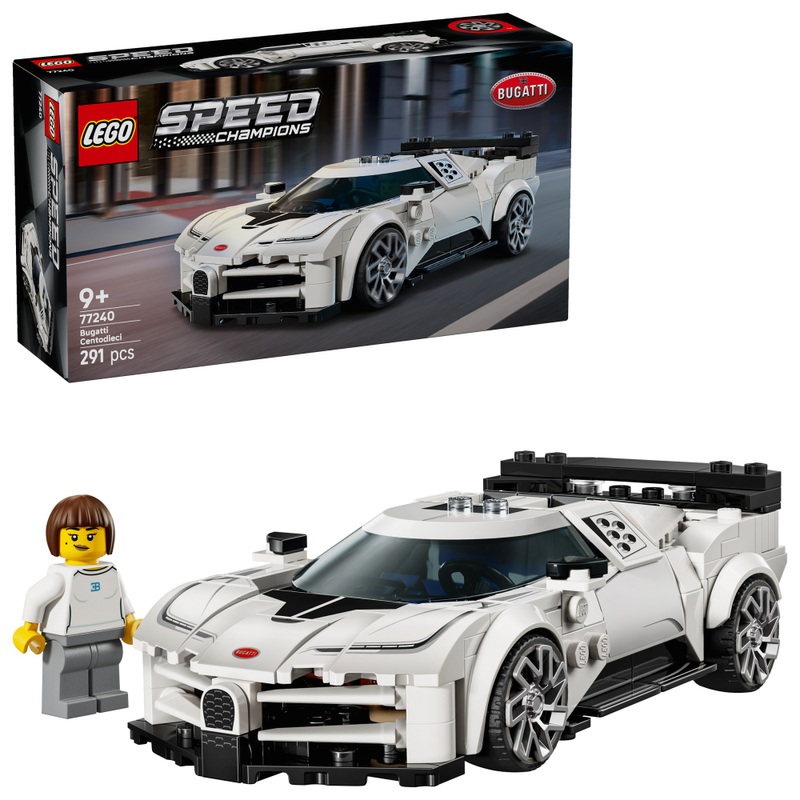 LEGO Speed Champions 77240 Bugatti Centodieci Hyper Sports Car Set