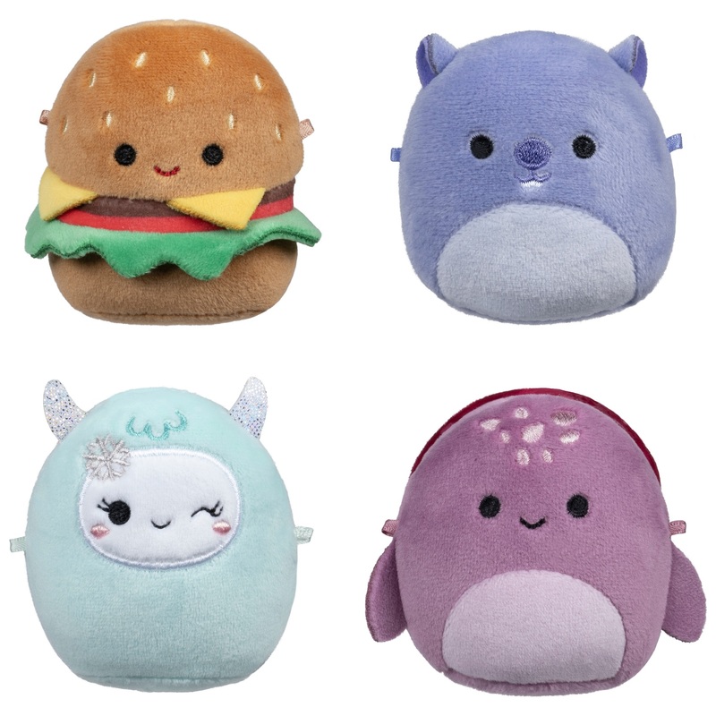 Original Squishmallows Micromallows Plush 4 Pack