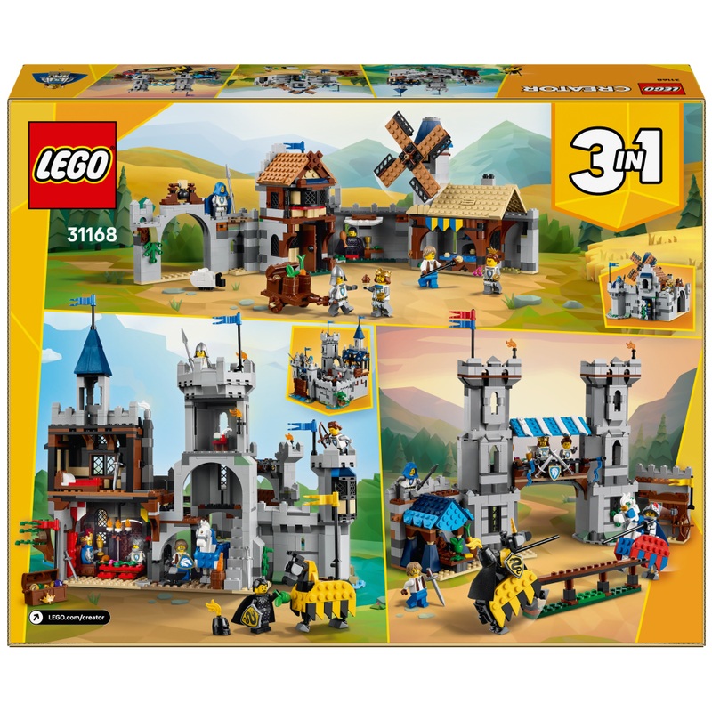 LEGO Creator 31168 3-in-1 Medieval Horse Knight Castle Set 7 LEGO Creator 31168 3-in-1 Medieval Horse Knight Castle Set
